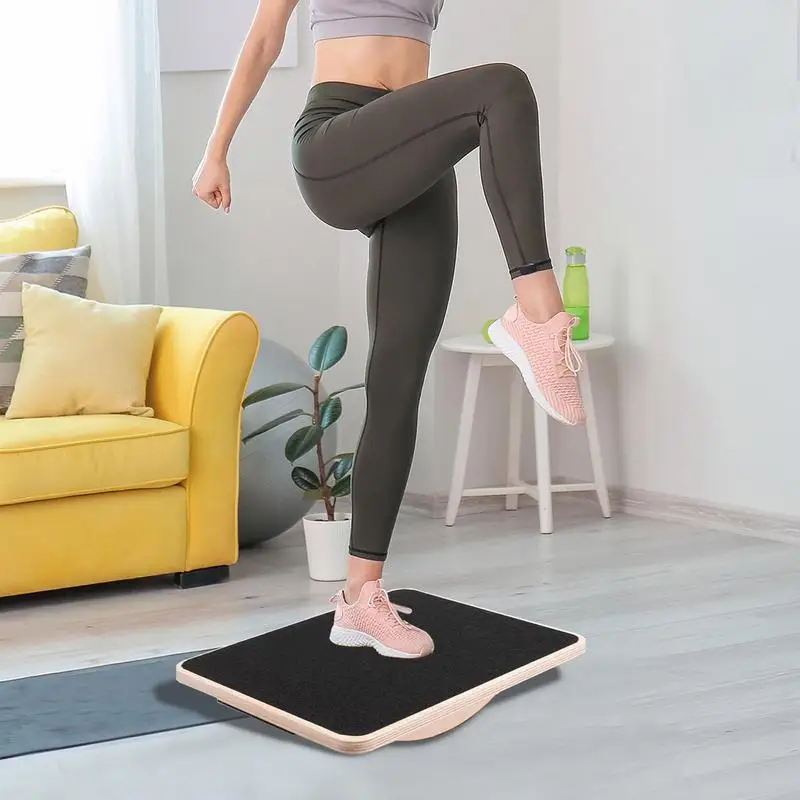 

Balance Boards for Adults Stability Yoga Workout Enhancer Fitness Wobble Pad Versatile Pilates Stability Trainer for Offices
