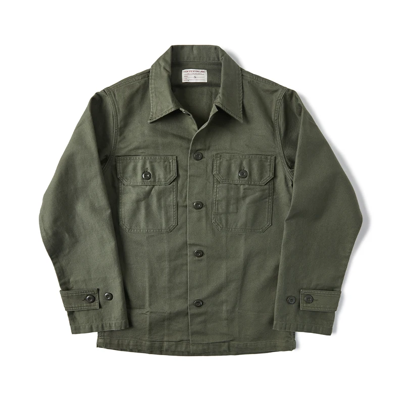 

Non Sto Second Generation OG07 Tribute Satin Men's irt Spring Autumn Olive een ket Workwear irt Stand Fit Yout...