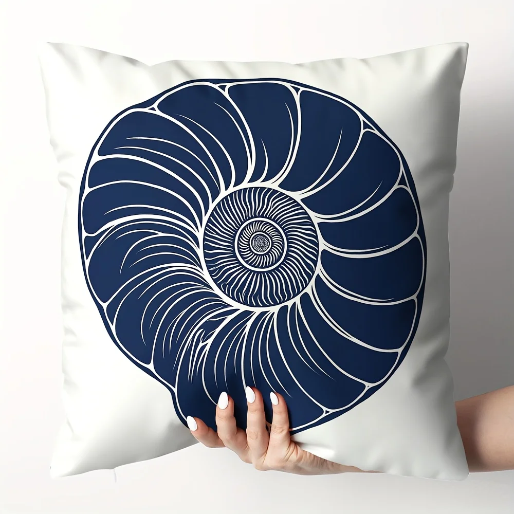 4pcs Set of 4 Nautical Pillow Covers Suitable for garden courtyard sofa chair decoration cushion cover, gift, pillowcase only
