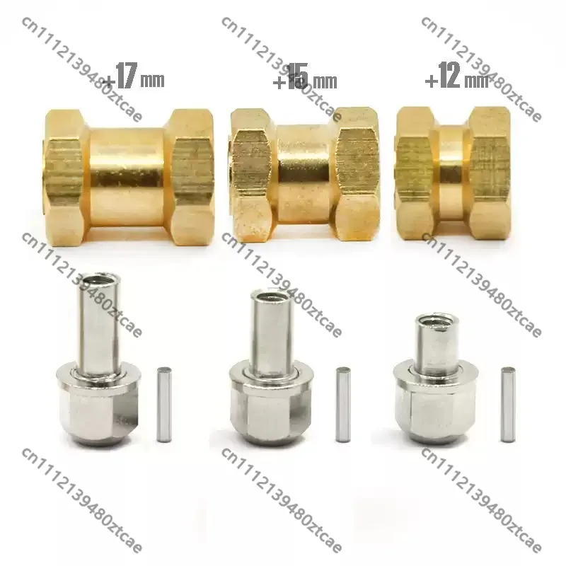Brass Extended Wheel Hex Hub Adapter General Mod Parts For 1 10 Scale RC Simulation Off Road Crawler Car Upgrade Accessories