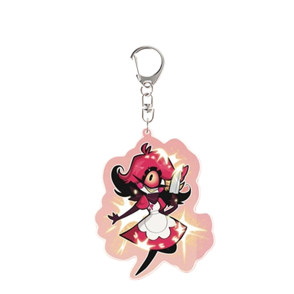 ل هازبين فندق قشر نيفتي فاجي السير Pentious سلسلة مفاتيح مصنوعة من الأكريليك الأجهزة الطرفية مخصص الرسوم المتحركة تزيين مُثبت مهرجان هدية #5