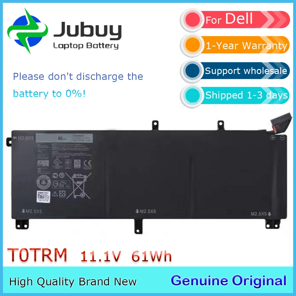 

61Wh New T0TRM Laptop Battery for DELL XPS 15 9530 9535 Precision M3800 7D1WJ H76MV