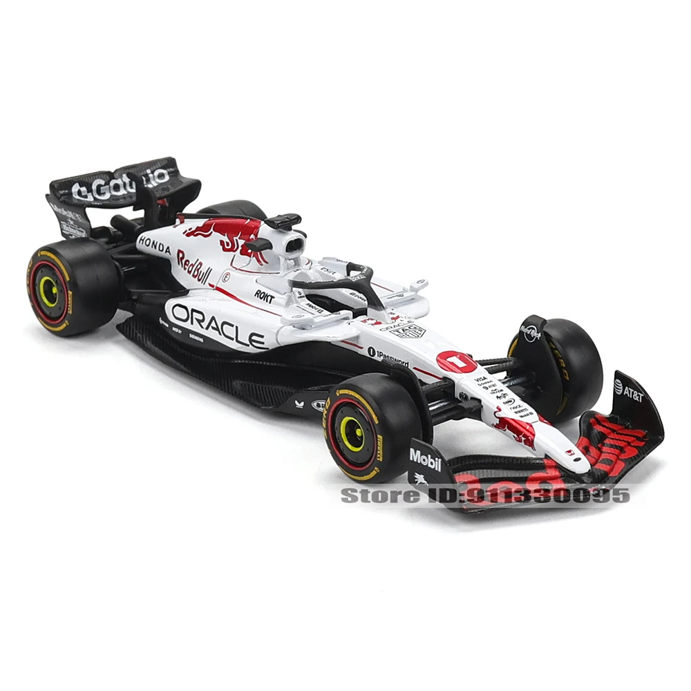 Bburago 1:43 Neue F1 2025 Red Bull Racing RB21 # 1 Verstappen # 22 Yuki Tsunoda Legierungsmodellauto Druckguss-Modellspielzeug – Detail 15