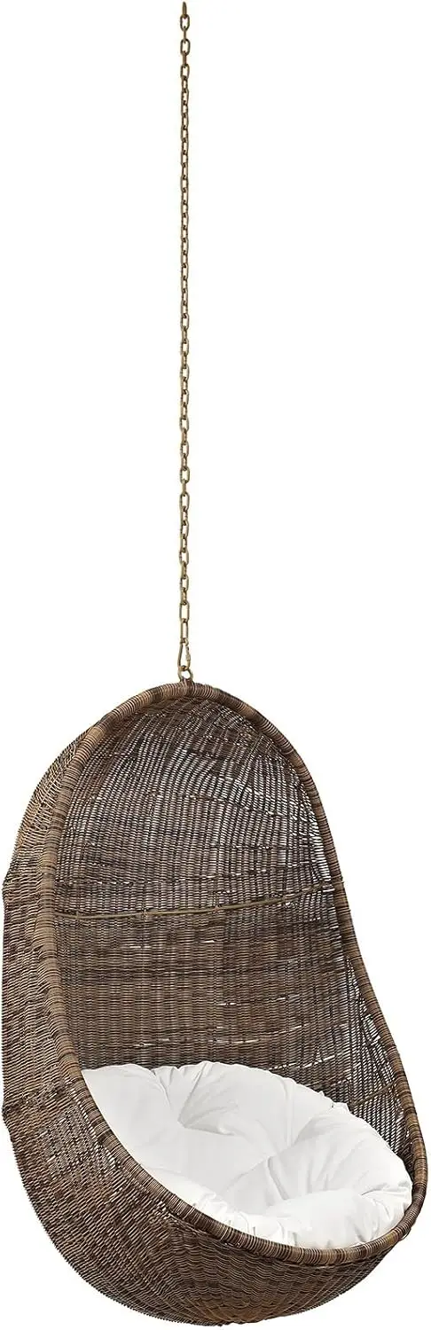 

Bean Outdoor Patio Swing Chair, Coffee White