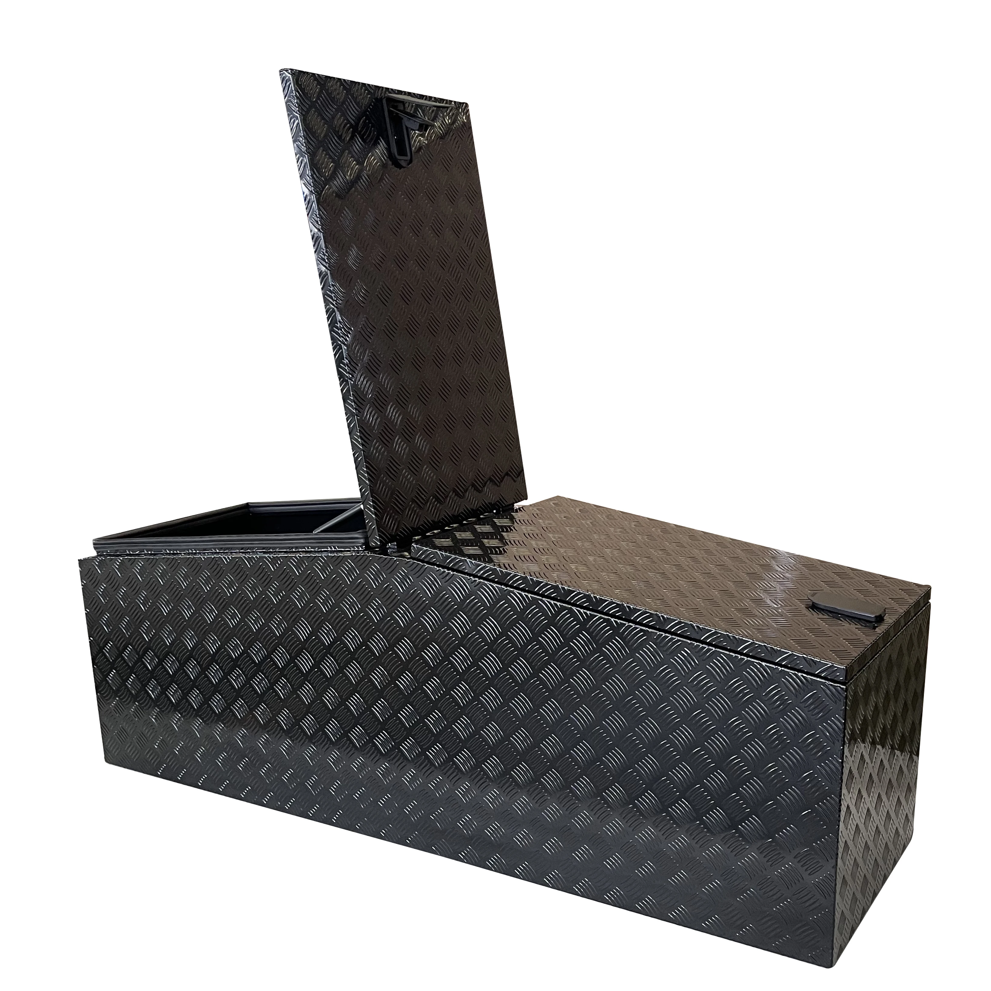 Индивидуальный сверхпрочный алюминиевый ящик для инструментов с двумя крышками 2025 года. Решение для хранения OEM с водонепроницаемыми и портативными металлическими материалами.