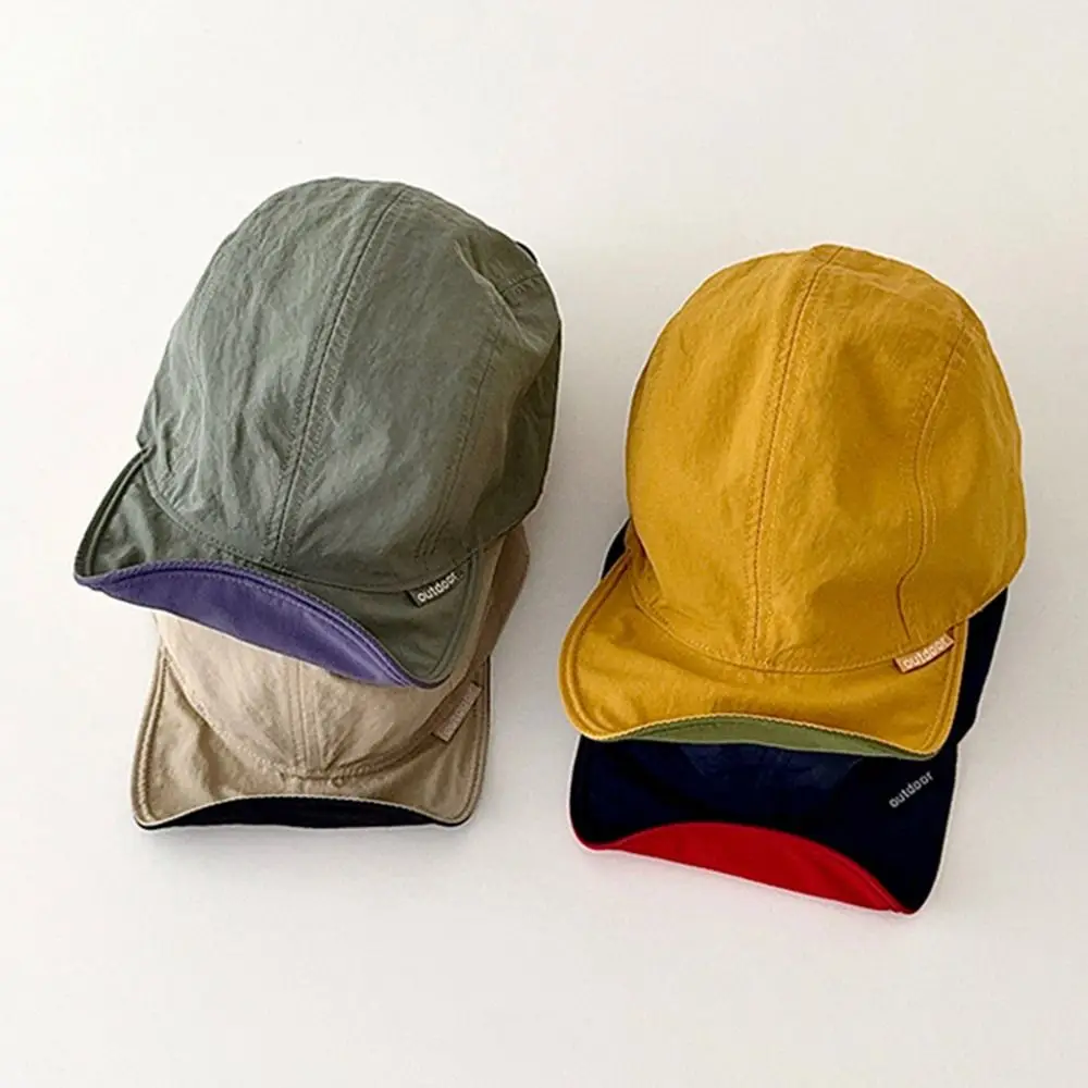 New Double-sided Baseball Cap Quick-drying Mountain Style Hip-hop Hats Soft Thin Brim Breathable Sunscreen Hat Unisex