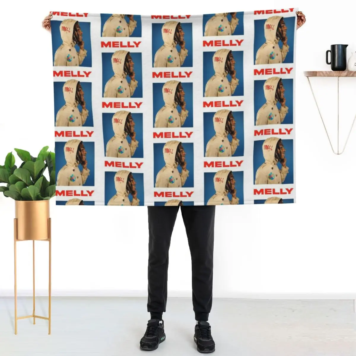 

YNW MELLY Throw Blanket Breathable Lightweight Blanket for Adults Kids