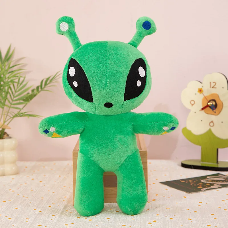 

30cm Green Alien Plush Toys Anime Tentacle Horn Alien Monsters Horror Doll Stuffed Throw Pillow Toys Kids Boys Girls Gifts