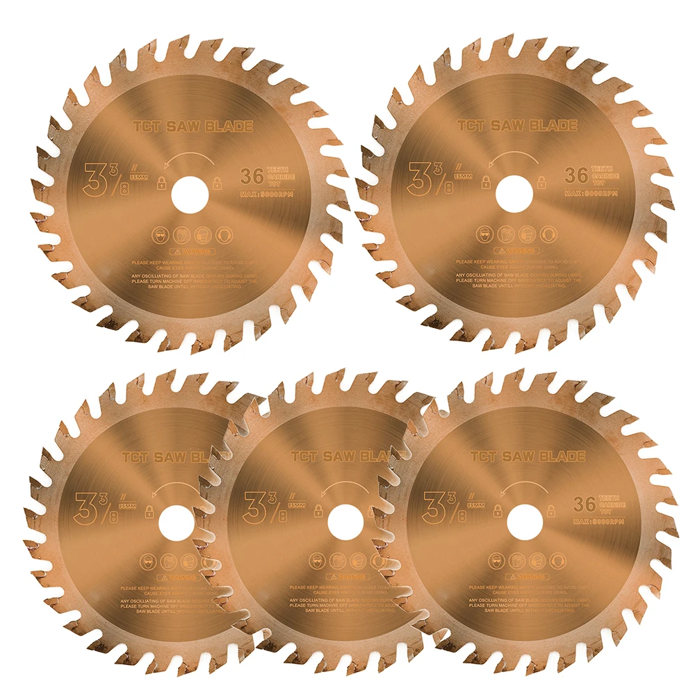 XCAN Circular Saw Blade 1pc Dia 85mm Bore 10 15mm 24T 30T 36T TCT Saw Blade Carbide Tipped Wood Cutting Disc Power Saw Disc