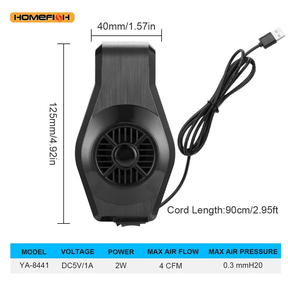 Usb Fish Tank Fan C…