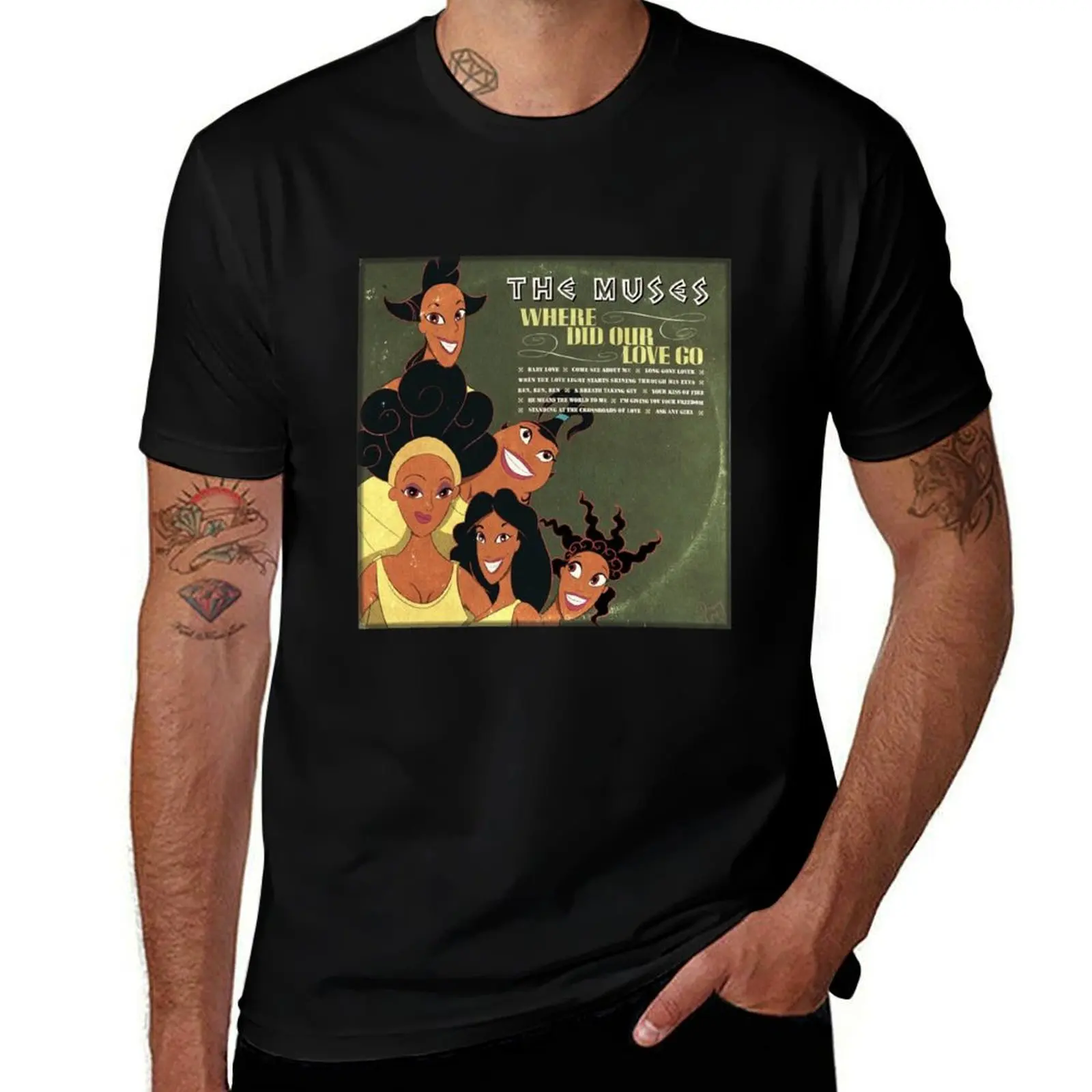 

The Muses T-Shirt t shirt for man 100 percent cotton funny t shirts man T-Shirt