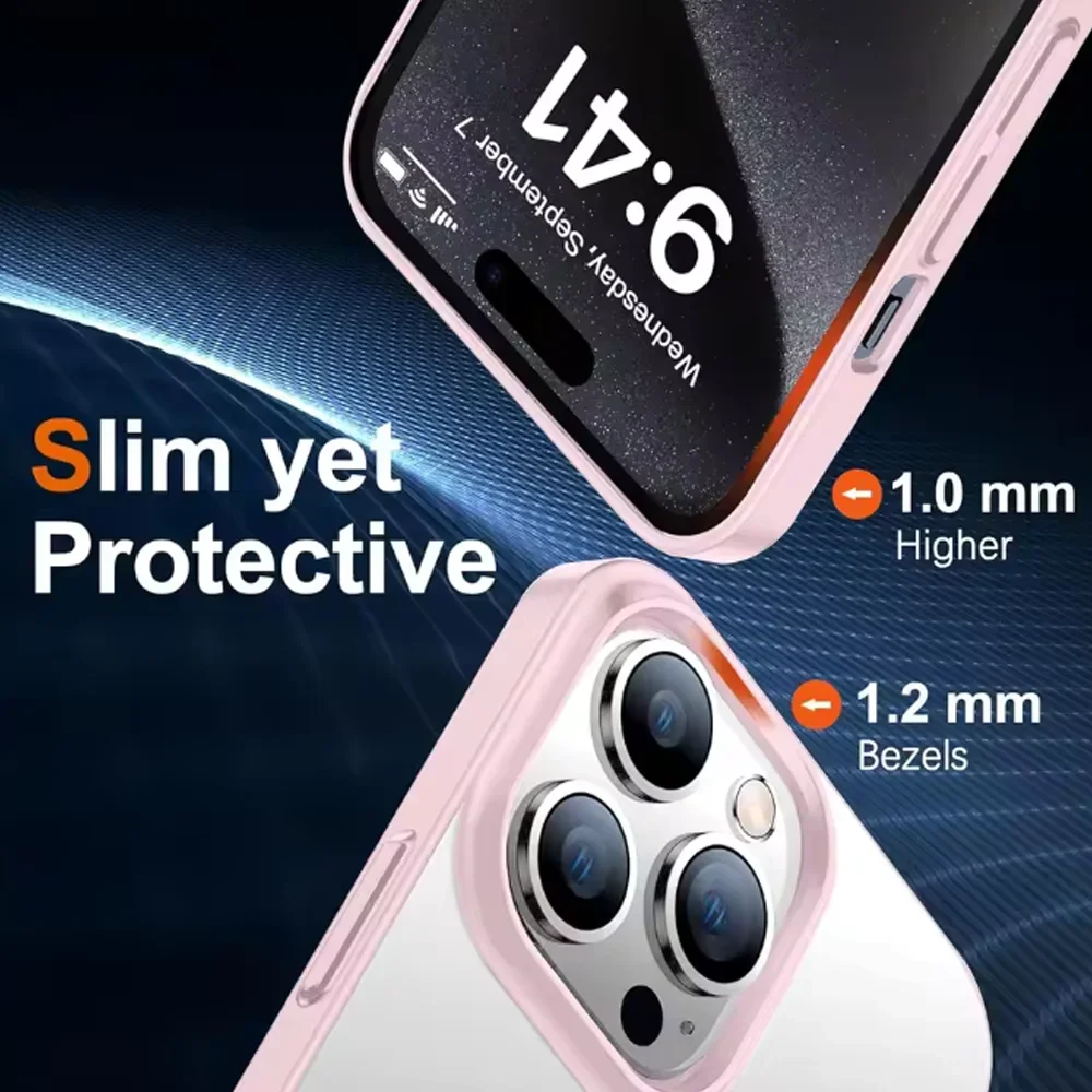 Luksusowe etui magnetyczne w kolorze makaroników do iPhone'a 17 Pro 16 15 14 Plus 13 12 Mini 11 Pro Max z obsługą ładowania bezprzewodowego. — zdjęcie 7