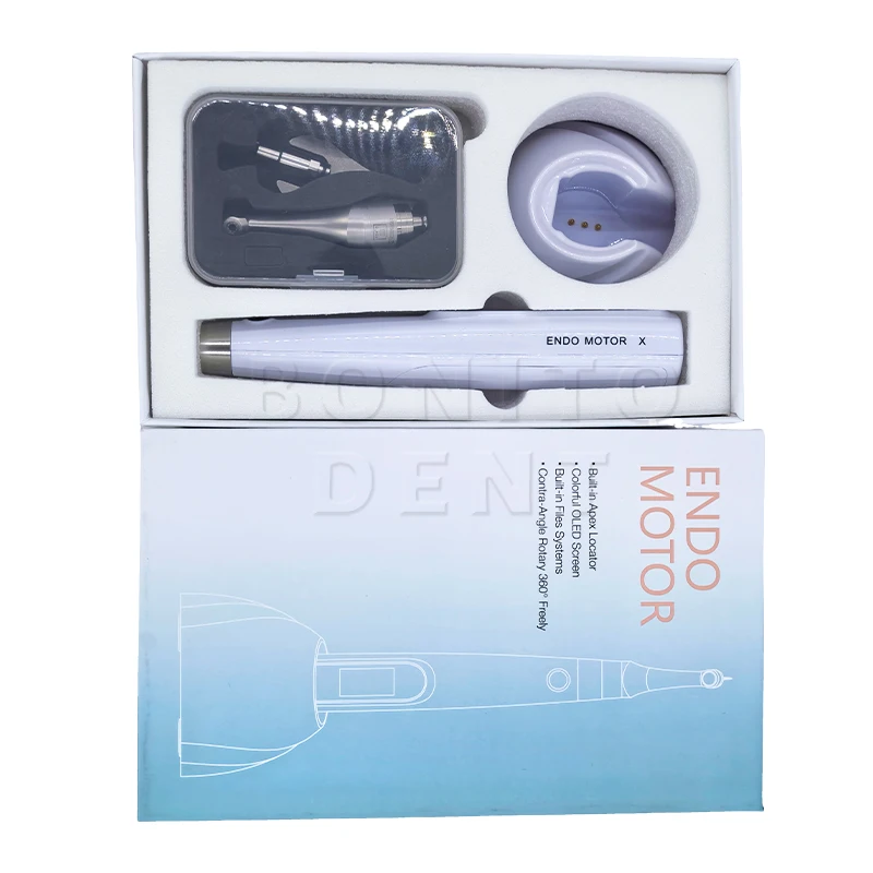 ทันตกรรมไร้สายสมาร์ท Endo มอเตอร์ 16:1 Contra ANGLE Handpiece Root Canal Treatment Endo โรตารี่มอเตอร์ Endodontic เครื่องมือ