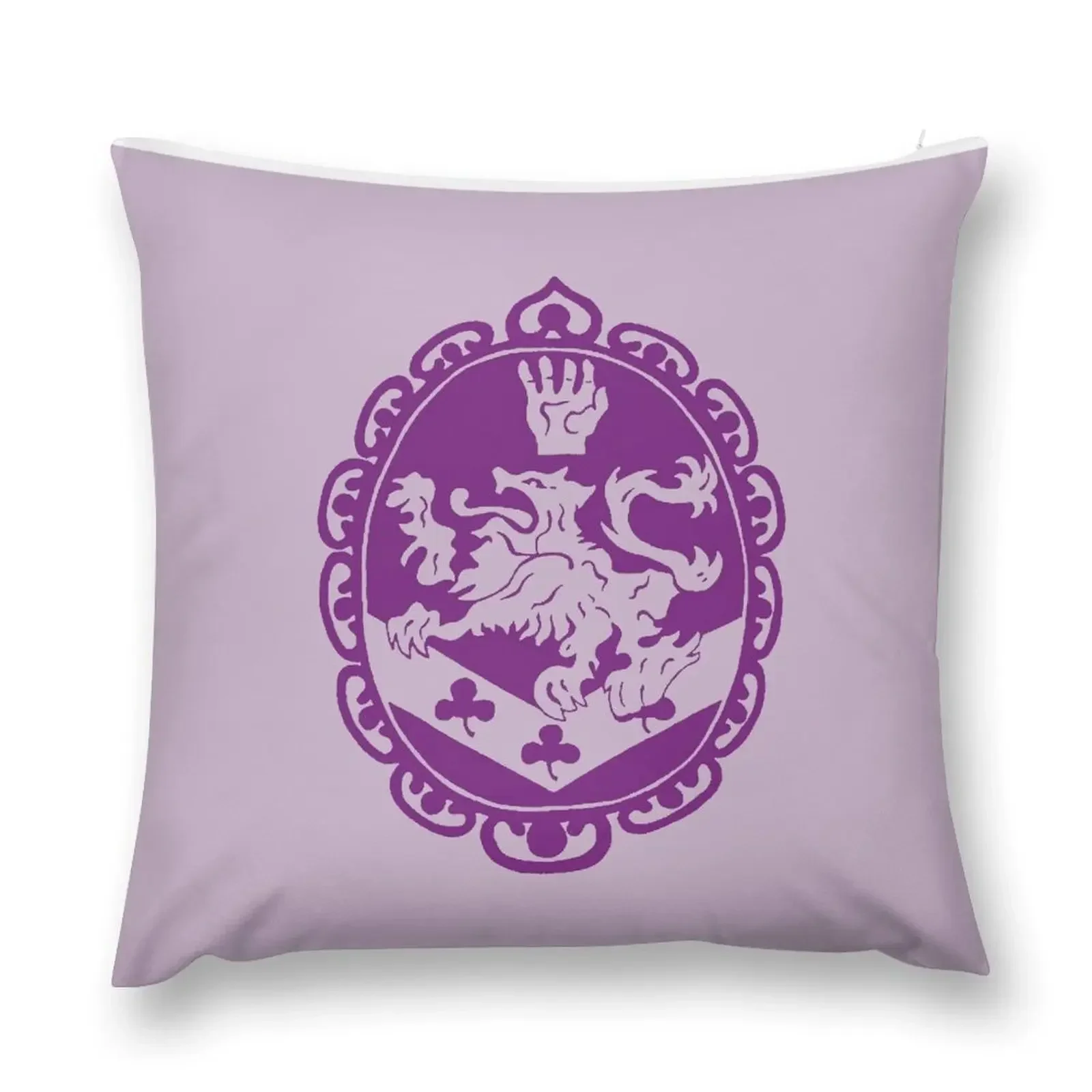 

The Cullen Crest in Candy Grape Throw Pillow Cushions Cushions Home Decor Christmas Pillow Covers pillow