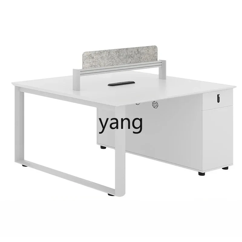 LMMM simple modern office screen work table 4 people 6 people work table