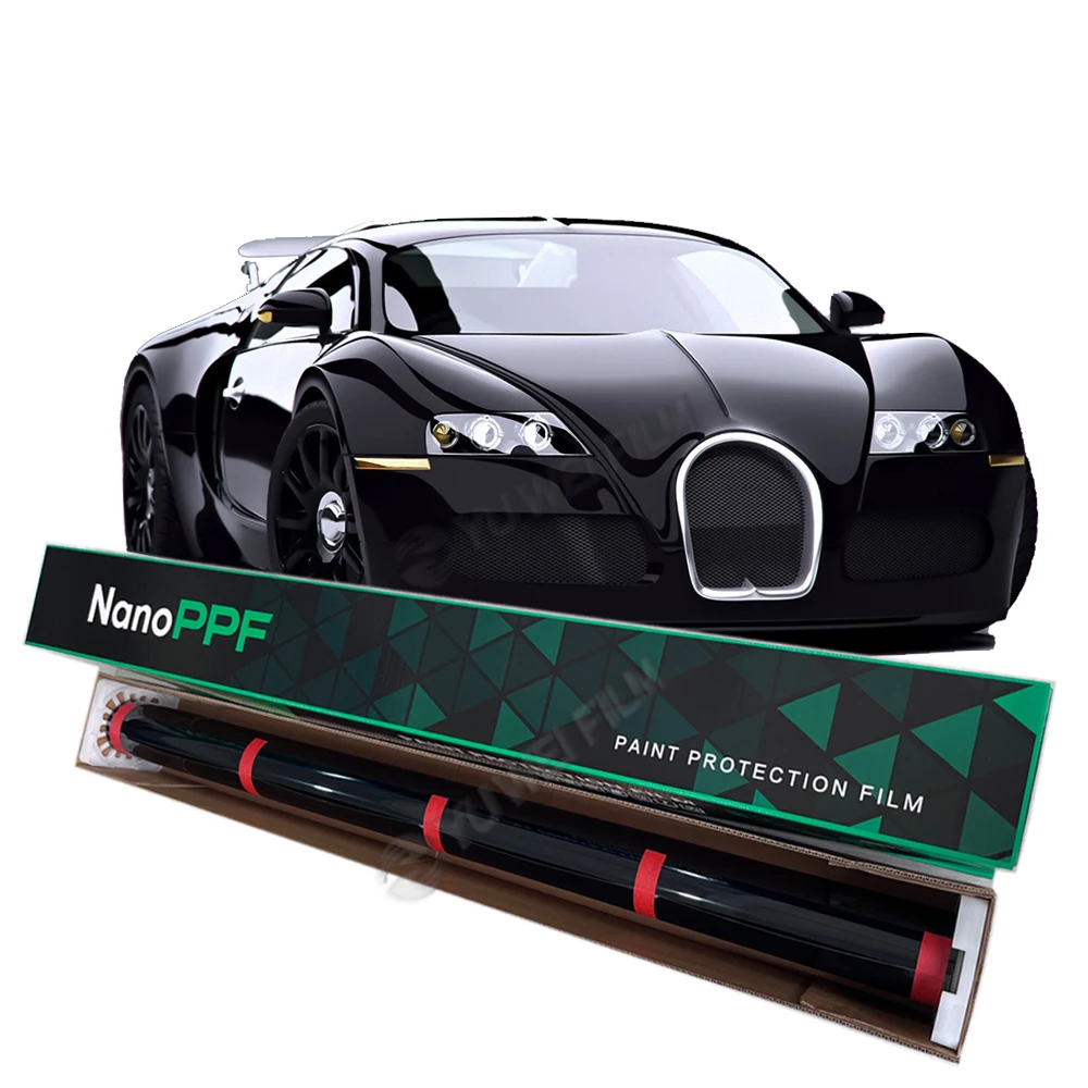 

Good Heat Resistance 7.5mil 1.52*15m/roll TPU Transparent Car Film Easy Install AntiScratch Glossy Car Paint Protection Film PPF