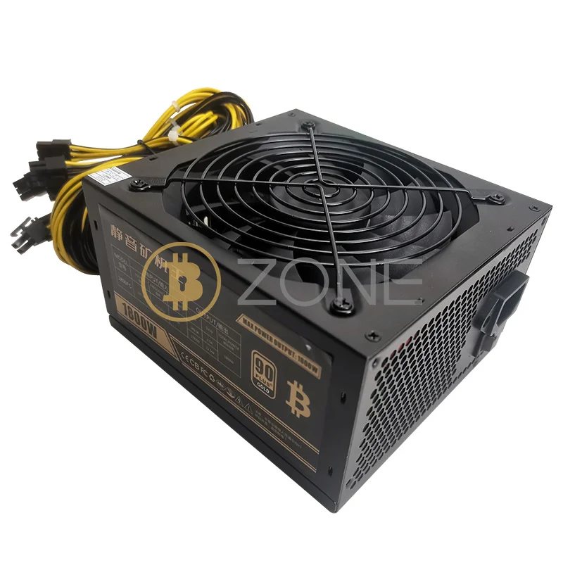 12v 6pin Power Supply 1600W 1800W 2000W Bitcoin Mining PSU PC Power Supply  Computer Mining Power Supply