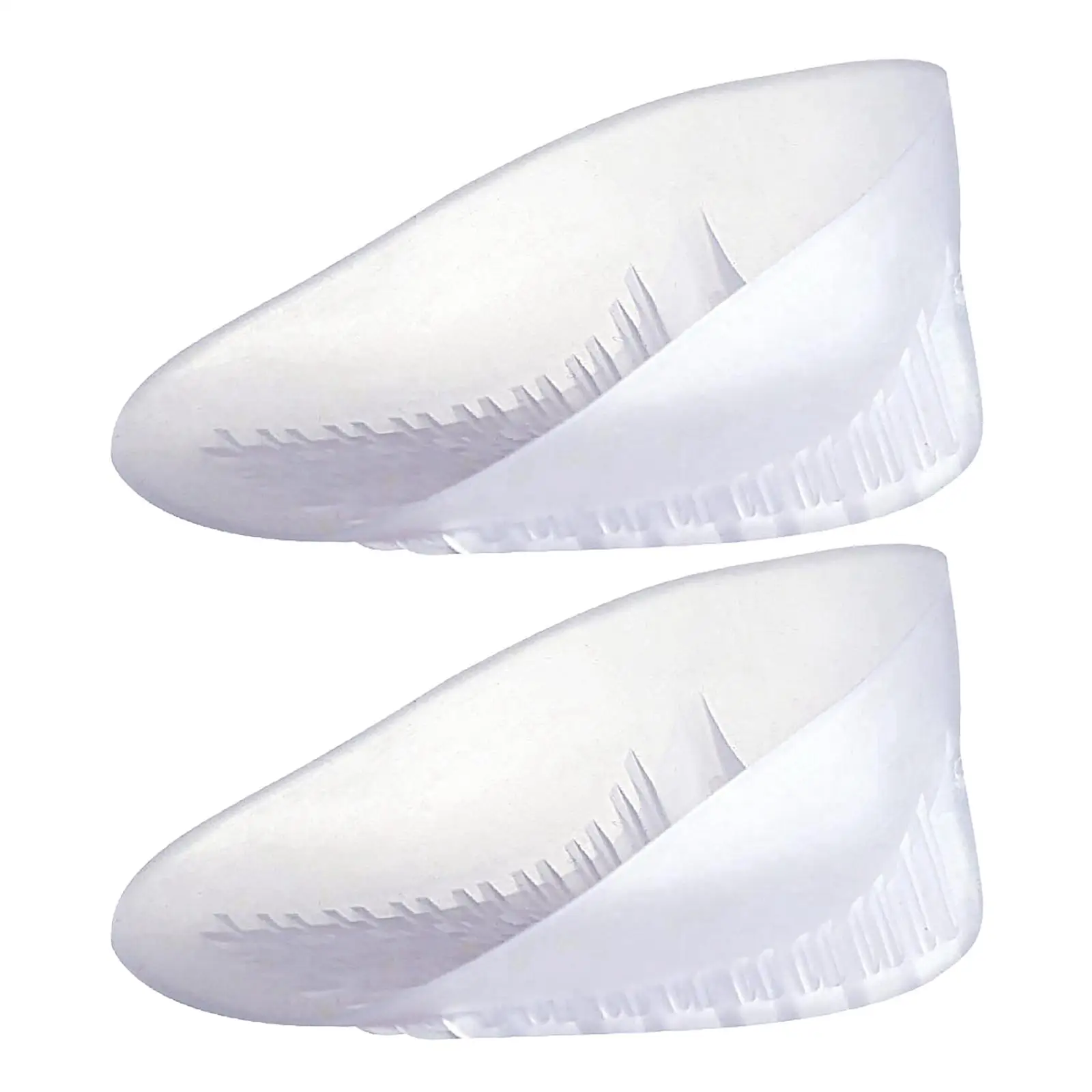 2x U-Shaped Heel Cup Pads Shock Absorbing Reduce Swelling Inserts for Plantar Fasciitis Foot Care All Day Wear for Women Men