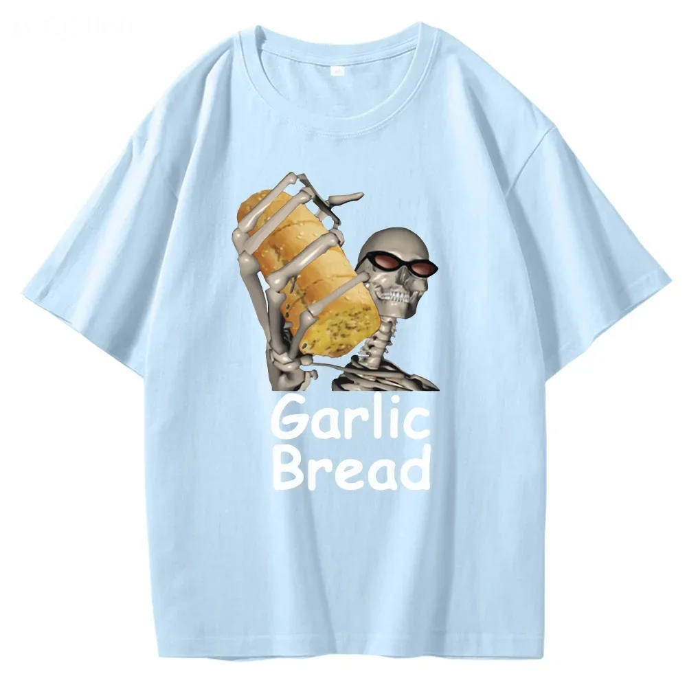 Garlic Bread Men T Shirt Graphic Vintage 100% Cotton When Ur Mom Com HOM N Maek Hte Unisex Summer Women Tshirts Loose Streetwear