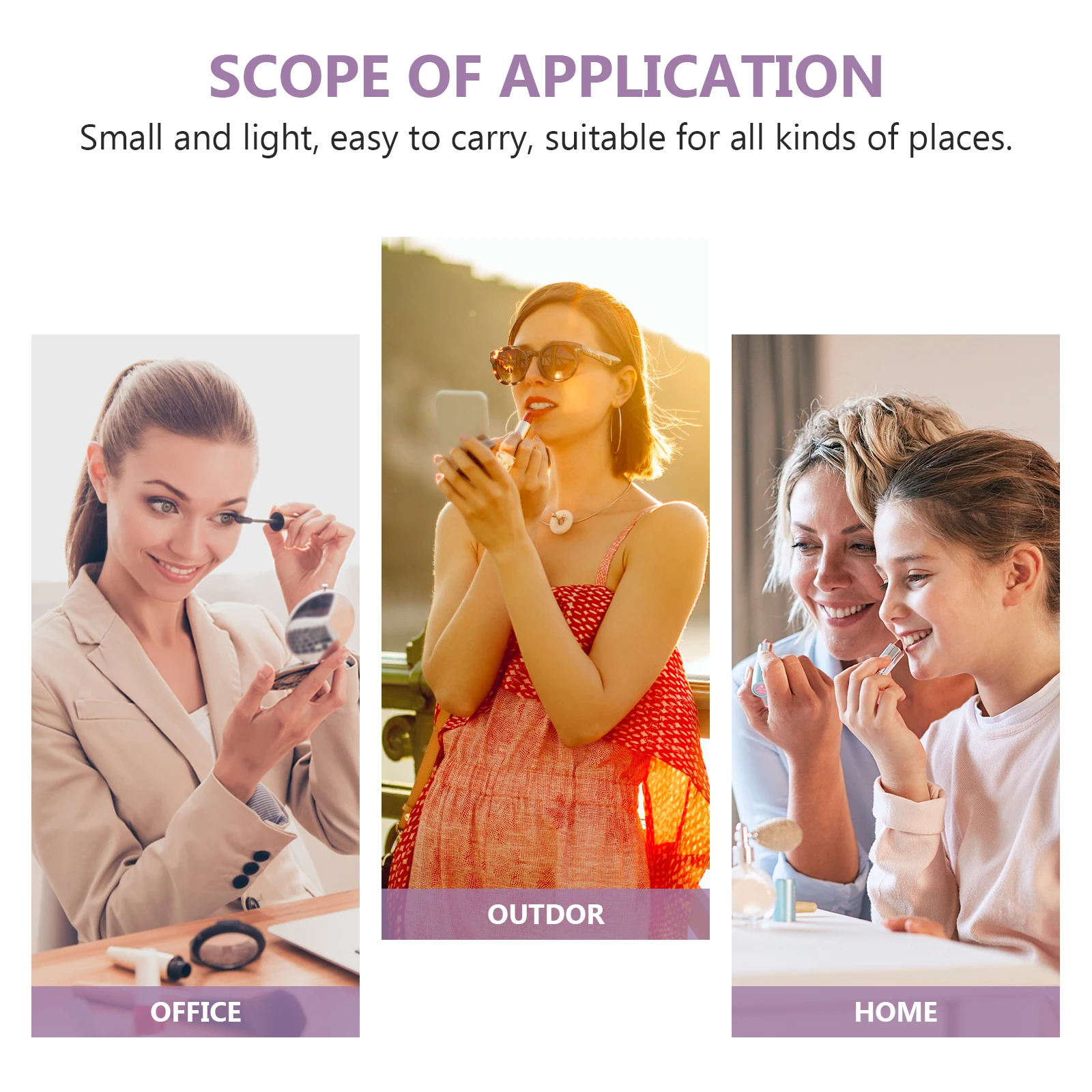 Miroir de maquillage en forme de cœur, 1 pièce, miroir à main de style palais européen pour femmes et filles, Vintage, décoratif exquis