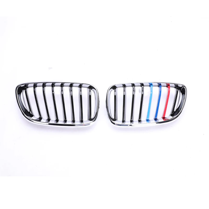 M Performance Kidney Grille, Gloss Black, Single/Double Slat, Chrome Trim & M Color Stripe Grill for BMW 2 Series F22 F23 F87