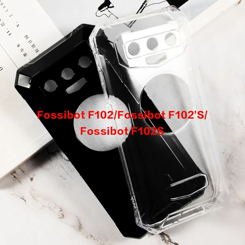 Transparent Phone Case For FOSSiBOT F102 Silicone Cover Soft TPU Bumper Case for Funda FOSSiBOTF102 F102S 6.58