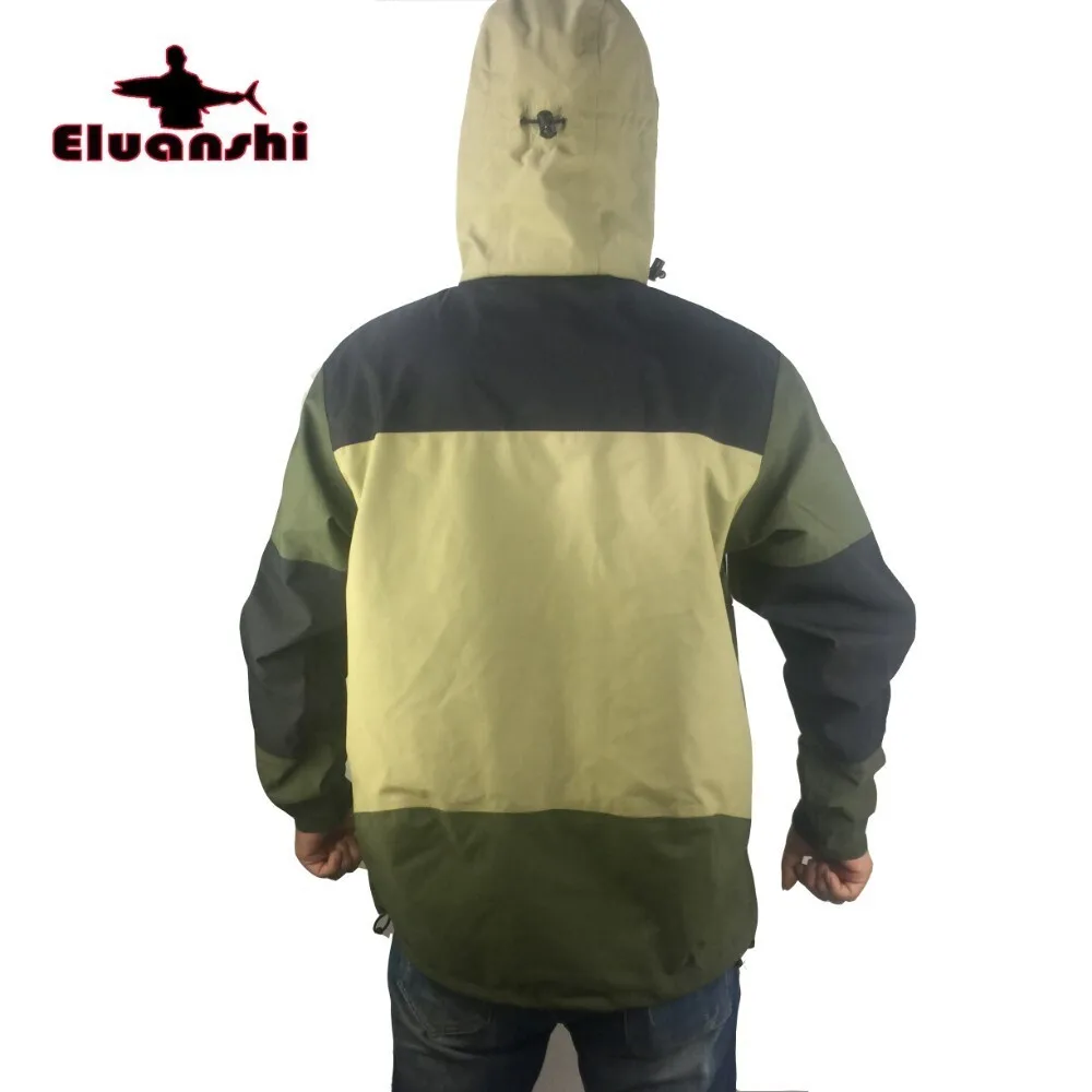 ELUANSHI-Impermeável respirável Fly Fishing roupas, Wader jaqueta, Vadear roupas, vestuário