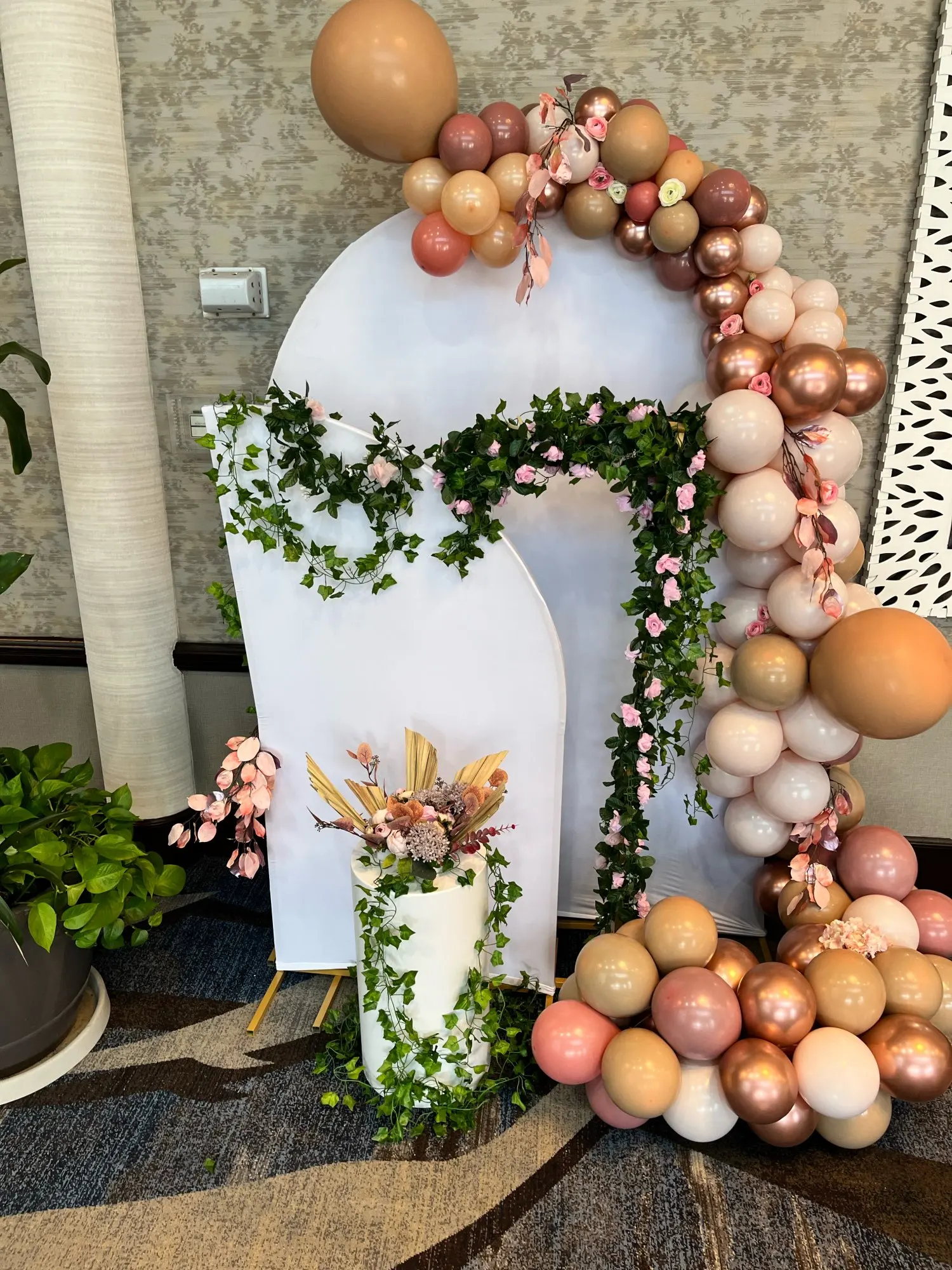 Flintstoness Thema Boog Achtergrond Cover voor Kinderen Verjaardag Baby Douche Partij Fotografie Studio Prop Foto Achtergrond Decoratie