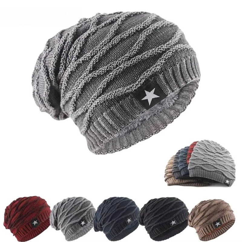 1 Stück Slouchy Wintermütze für Erwachsene, warm, lässig, Outdoor-Pullover, dick, Sport, weich, bequem, Unisex, Motorhaube für den täglichen Sport
