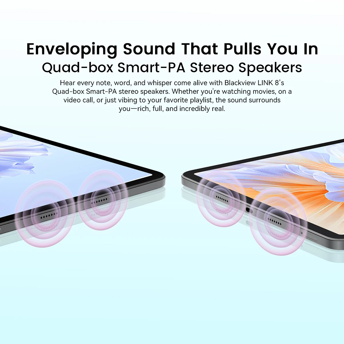 Blackview LINK 8 Tablet 12.7" 2K Display Octa-Core MT8781, 8400mAh Battery, 18W Fast Charging 16MP Camera Android Tablet