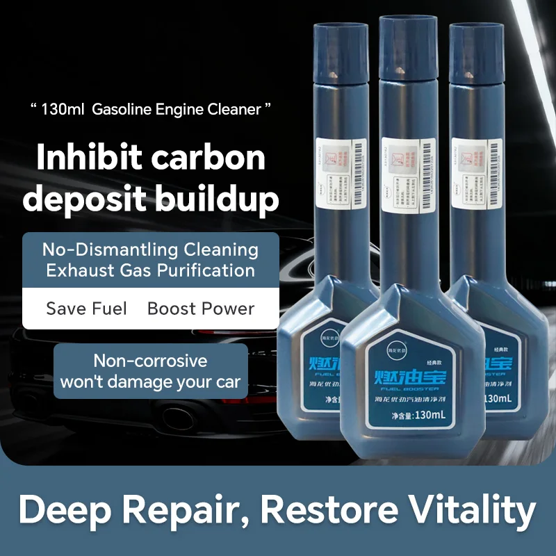 130ML Car Fuel Enhancer Car Fuel Additive Fuel Economy Booster Reduces Fuel Consumption Engine Cleaner Carbon Deposits Remover