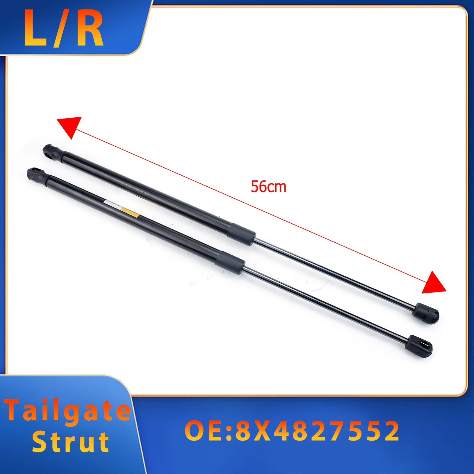 

2 шт. газовая пружина задней двери для AUDI A1 Sportback 8XA 2010-2012 1,2T 1,6T 2,0T 2010-2019 1,4T 8X4827552, автомобильные аксессуары