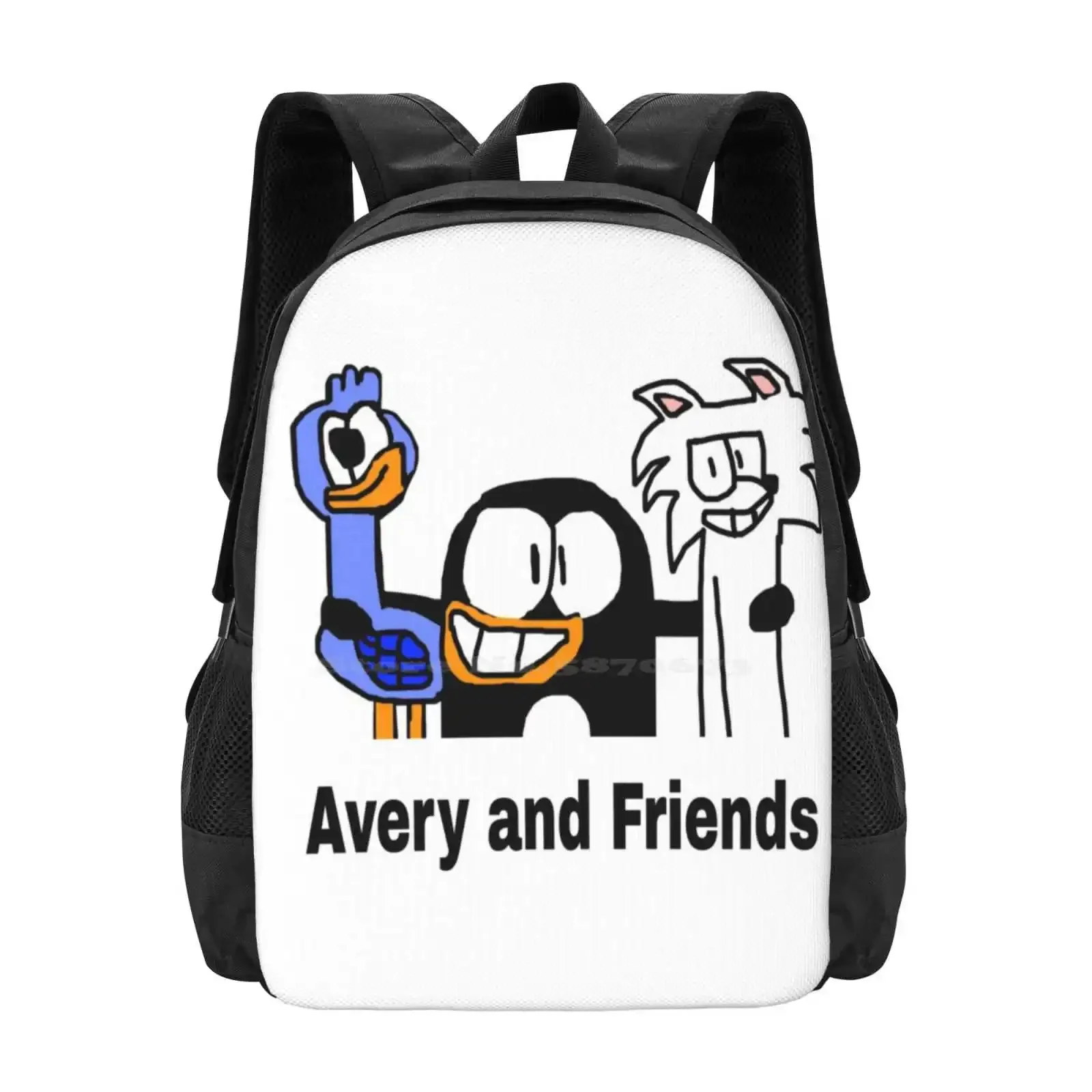 

Avery, Fodo, And Toby Are Best Friends And They'Ve Known Each Other For Years Hot Sale Schoolbag Backpack Fashion Bags Avery