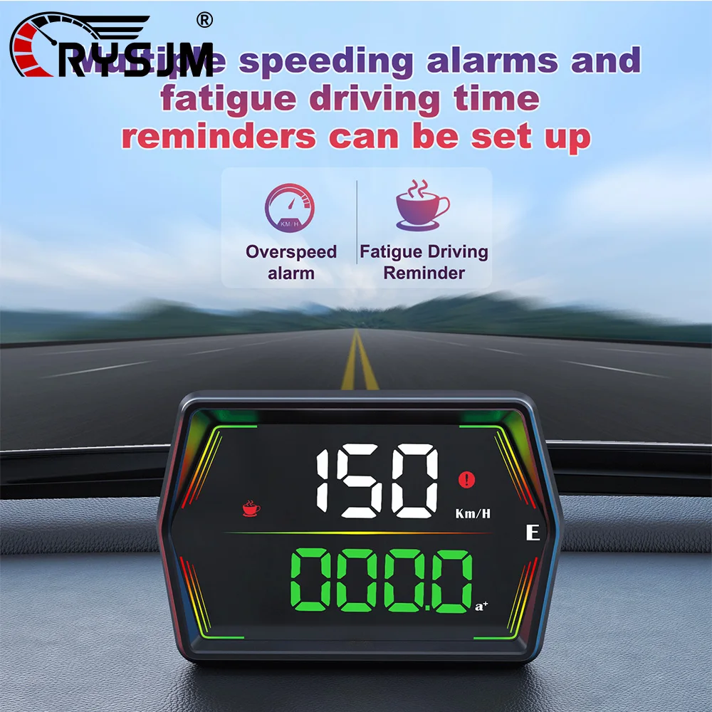 HUD G21 نظام تحديد المواقع سيارة رئيس متابعة العرض عداد السرعة الرقمي MPH KMH خط كبير مع إنذار السرعة الزائدة لجميع اكسسوارات السيارات الإلكترونية #1