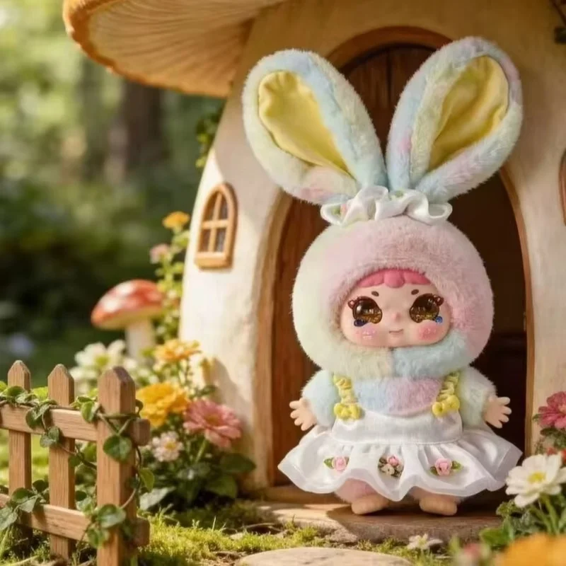 

Оригинальная плюшевая игрушка Jiimo400% из серии «Маленькая принцесса: Лесная мечта», милый кролик в закрытой коробке, коллекционная кукла, подарок на день рождения