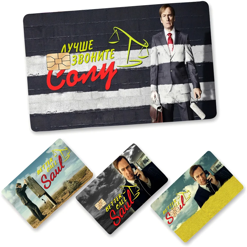 Better Call Saul Verschiedene Anime-Bank-Kreditkarten, Buspass-Aufkleber, coole Dekoration, wasserfeste Aufkleber, Sammlung, Spielzeug, Geschenke