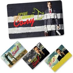 Better Call Saul Various Anime Bank Credit Cards Bus Pass Stickers Cool Decoration Waterproof Stickers Collection Toys Gifts