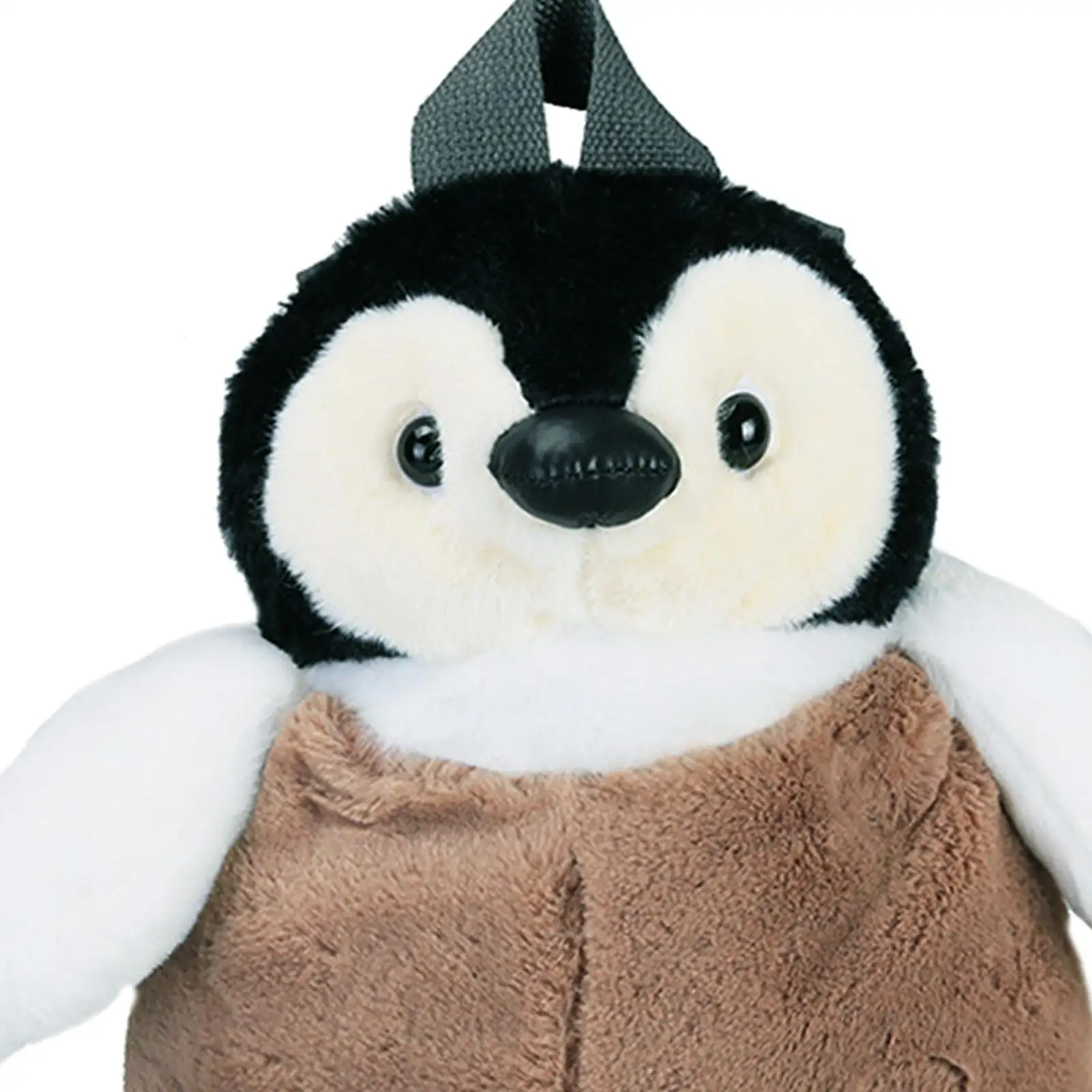 Mochila de pingüino de peluche, bolso de muñeca con correa ajustable de dibujos animados