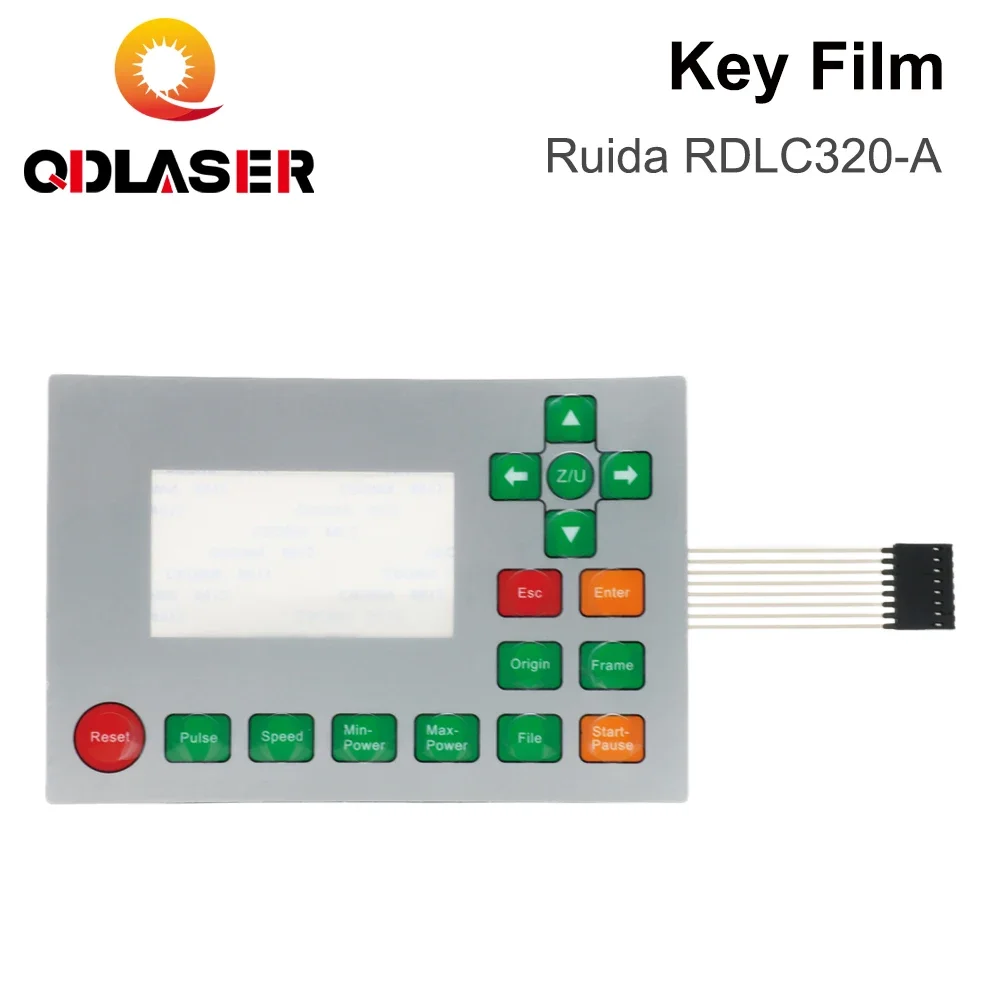 Qdlaser Ruida Besturingskaarten Membraanschakelaar Voor RDLC320-A Rdc 6332M Rdc 6442S Rdc 6332G Rdc 6442G Panelen Sleutelfilm Toetsenbordmasker