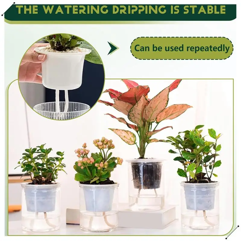 5Mm 50M Self Watering Wick Cord For Planter Pot DIY Automatic Slow Release Wicking Device Irrigation System