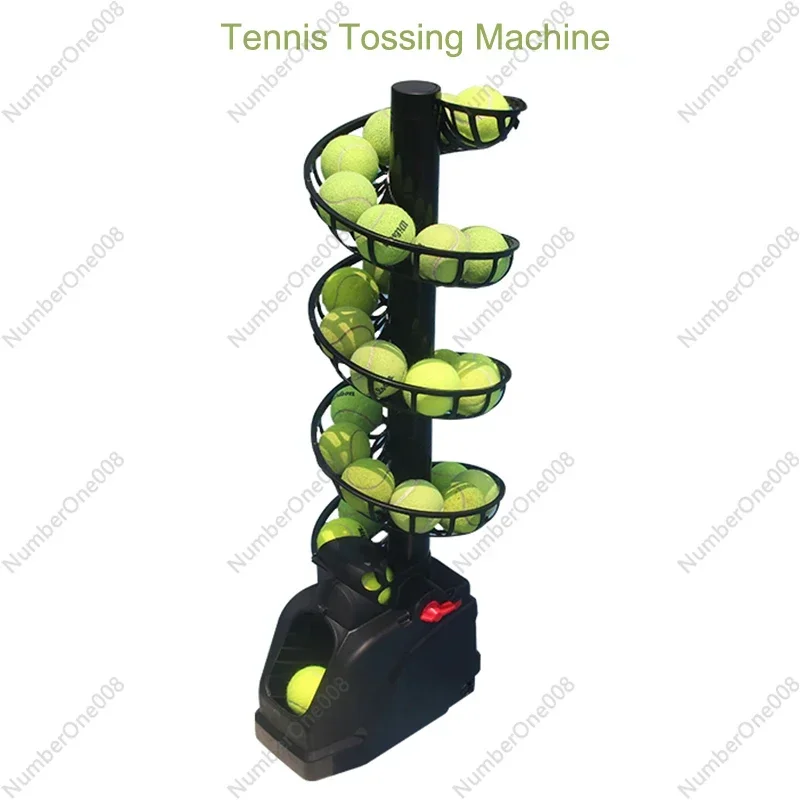 Small  Tennis throwing machine Multi-ball Training Assist Portable Tennis Tossing Machine