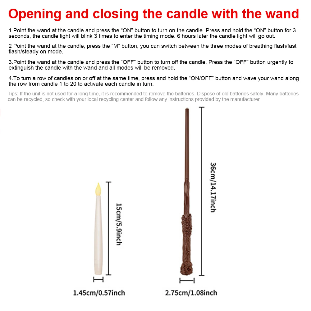 Luce calda tremolante con bacchetta LED candela conica senza fiamma candeliere portatile candele a LED galleggianti decorazioni per feste di Halloween
