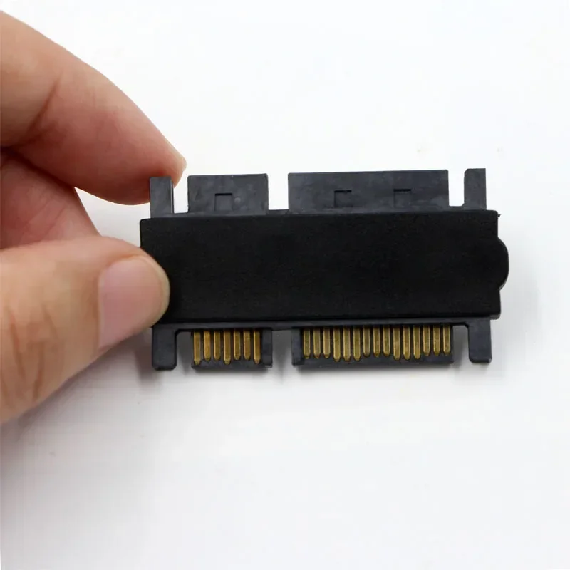 SATA 22 Pin Male-to-male Adapter Hard Drive Adapter SATA 7+15Pin Straight Adapter Card High Quality