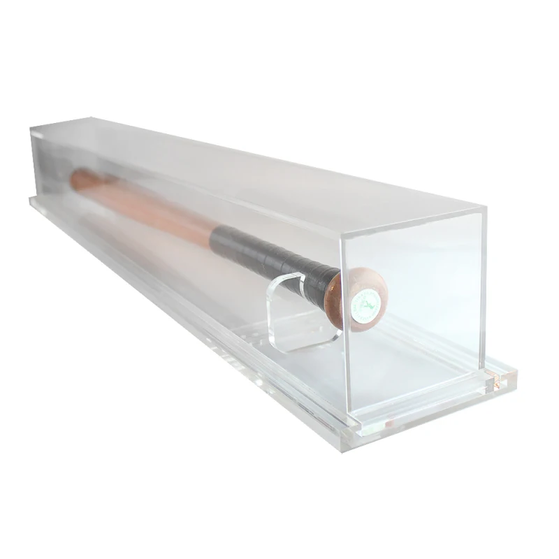 custom.Tinya Customized Cricket Bats Showcase Acrylic Display Rack Made in China Baseball Bat Display
