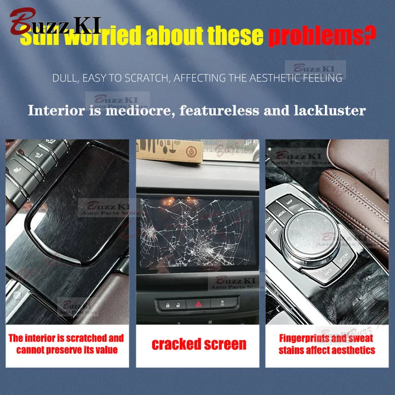 For ZEEKR 7X 2025 2024 Accessories interior film transparent TPU PPF Navigation Gear Panel Center Console Anti-scratch Sticker