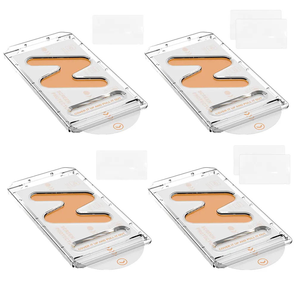 ฟิล์มป้องกันหน้าจอ1/2ชิ้นกันระเบิดฟิล์มใส HD พร้อมตัวติดฝุ่นทำความสะอาดบ้านสำหรับสวิตช์/สวิตช์เปิดปิด