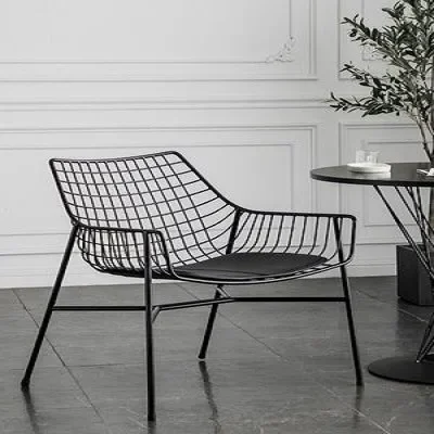 

'lounge furniture cast iron metal wire garden chairs for outdoor courtyard