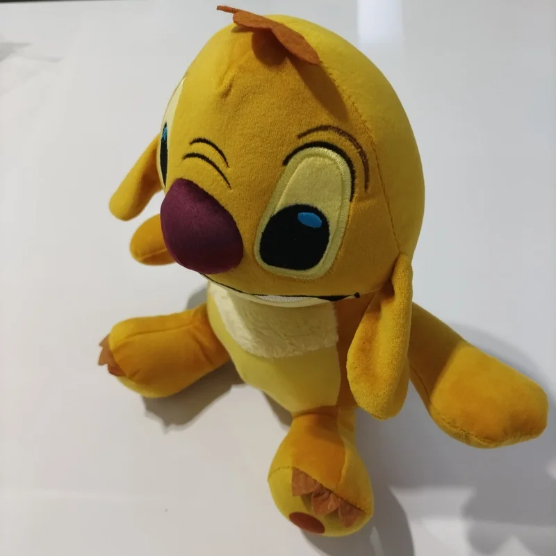 Nowa 25cm Pluszowa Zabawka Stitch w Pozycji Siedzącej, Dostępna od Ręki, Lilo i Stitch, Pufa, Urocza Pluszowa Lalka, Prezent dla Dziewczyny na Walentynki