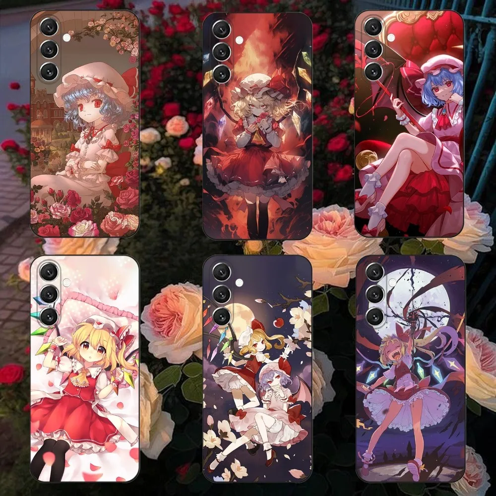 Flandre Scarlet T-TouHou Project   Phone Case For Samsung Galaxy A13,A21s,A22,A31,A32,A52,A53,A71,A80,A91 Soft Black Cover