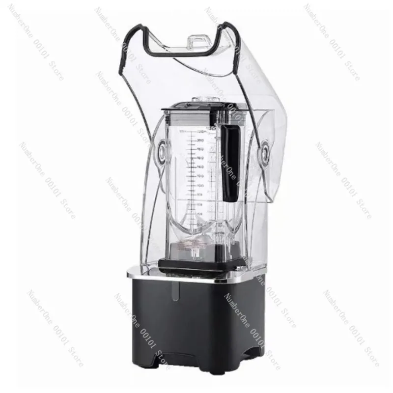 Silent Blender with Soundproof Cover, 1500W Ice Crusher Smoothie Maker Food Processor 8 in 1 for Kitchen